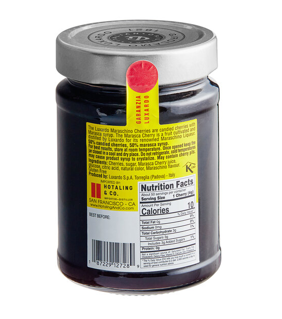 Luxardo Cherries  14oz Jar